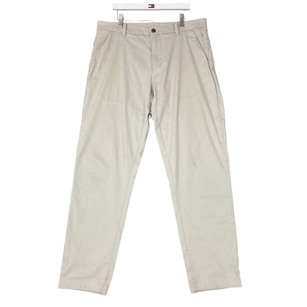 Lululemon Commission Pant Classic Mens 32x29 Light Beige Stretch Swift Cotton